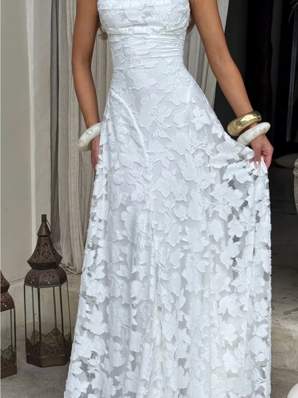 BABYBOO FRANCIS MAXI DRESS - IVORY